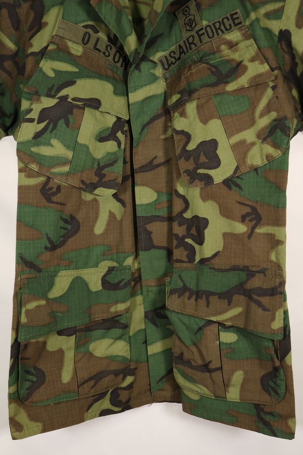 1969 Contract S-S USAF Major ERDL Ripstop Jacket with Tailor Used