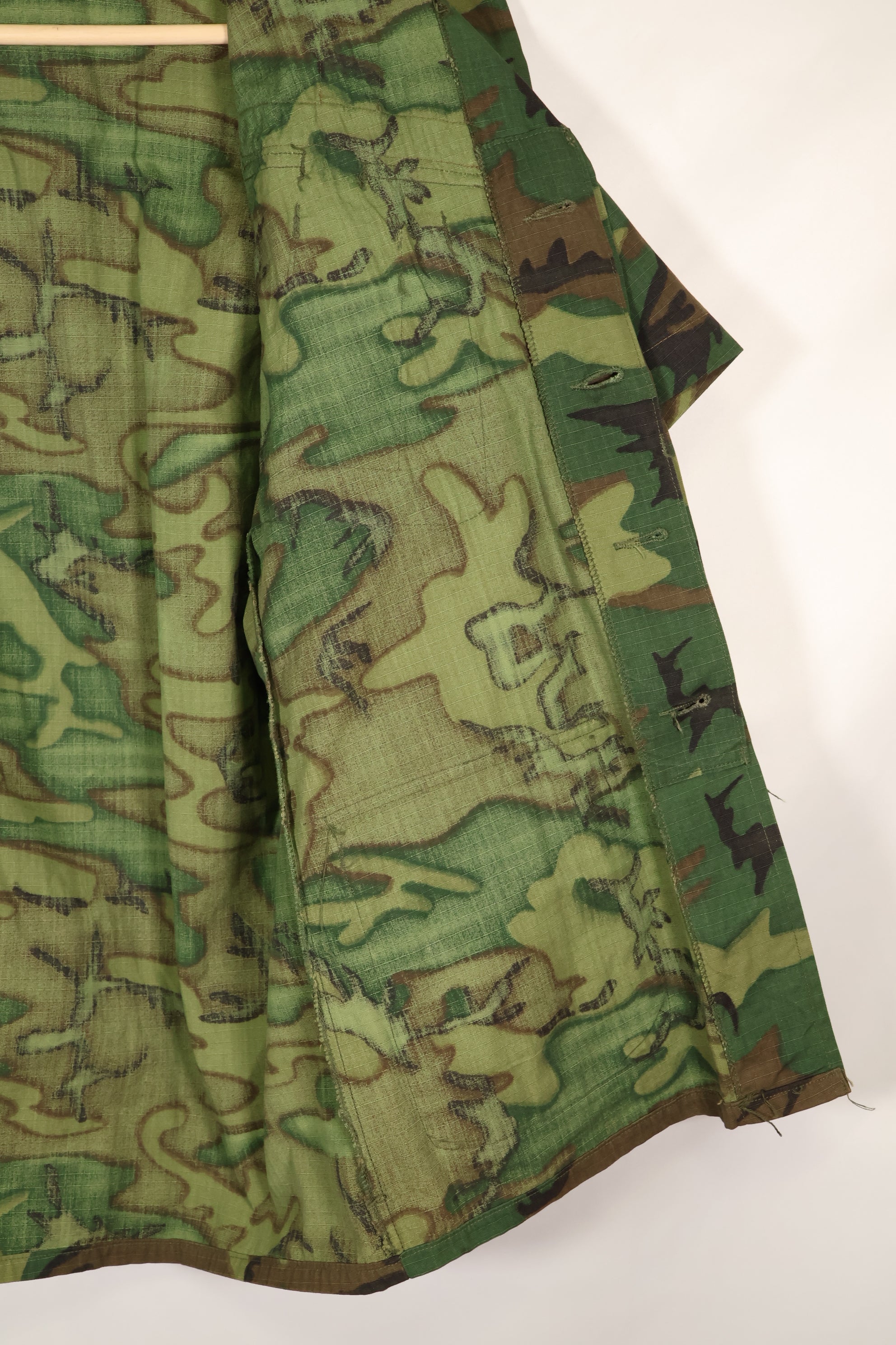 1969 Contract S-S USAF Major ERDL Ripstop Jacket with Tailor Used