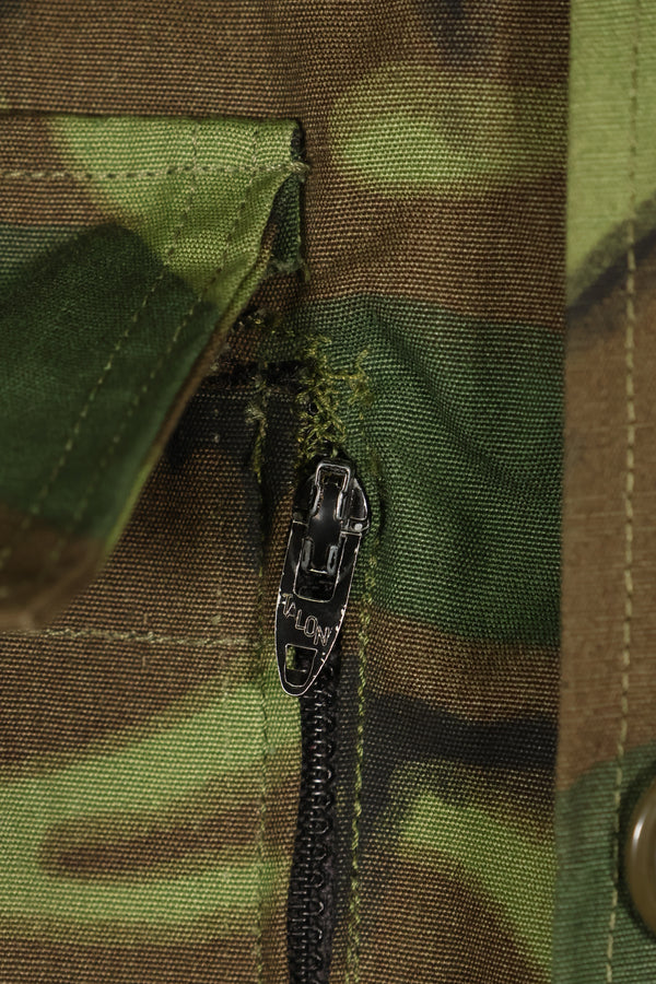 Estimated circa 1967 Deadstock US ARMY Advisor ERDL Camouflage Non Rip M59 Cut Shirt Unused