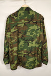 Estimated circa 1967 Deadstock US ARMY Advisor ERDL Camouflage Non Rip M59 Cut Shirt Unused