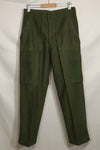 1960s lot OG-107 baker pants, cargo pocket modification, ex-special forces personnel, used, C