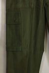 1960s lot OG-107 baker pants, cargo pocket modification, ex-special forces personnel, used, C