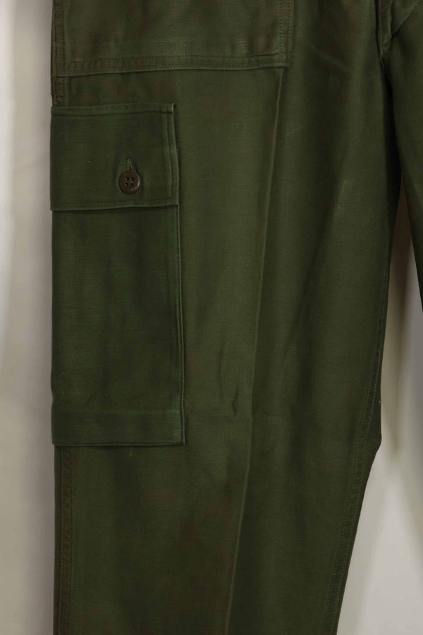1960s lot OG-107 baker pants, cargo pocket modification, ex-special forces personnel, used, C