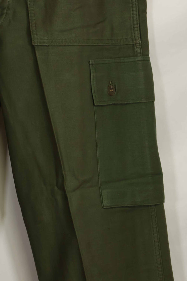 1960s lot OG-107 baker pants, cargo pocket modification, ex-special forces personnel, used, C