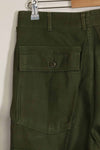 1960s lot OG-107 baker pants, cargo pocket modification, ex-special forces personnel, used, C