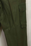 1960s lot OG-107 baker pants, cargo pocket modification, ex-special forces personnel, used, C