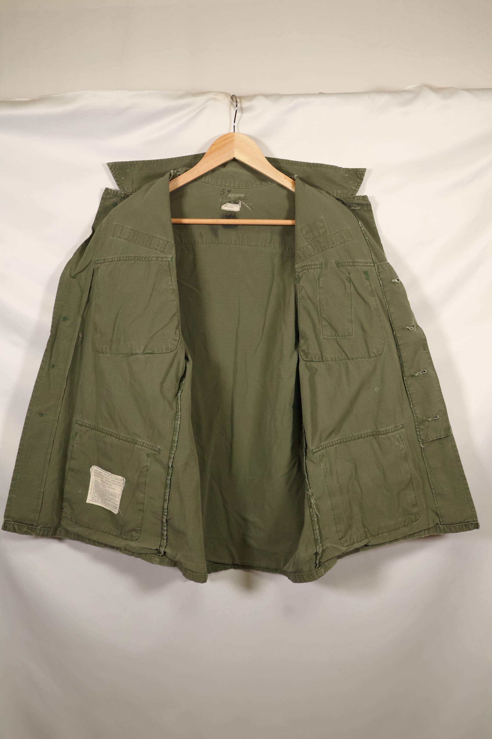 1970年頃　S-Sサイズ　4th Model ジャングルファティーグ　ジャケット　中古品　映画会社放出
