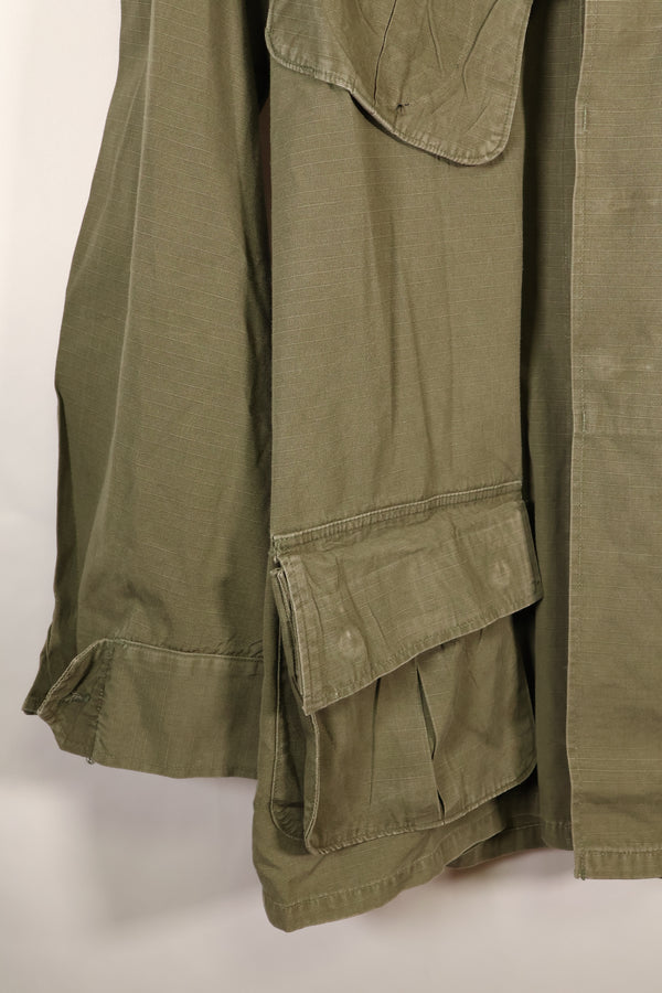 1969 Contract, M-R, 4th Model Jungle Fatigue Jacket, With Aftermarket Patches, Used