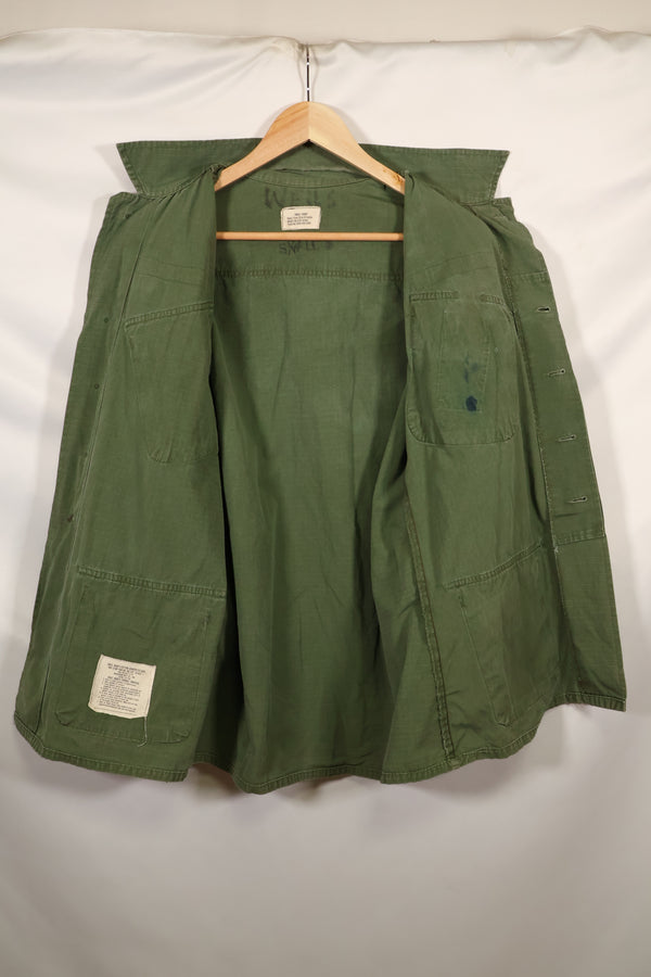 1968年頃　S-Sサイズ　4th Model ジャングルファティーグ　ジャケット　中古品　映画会社放出