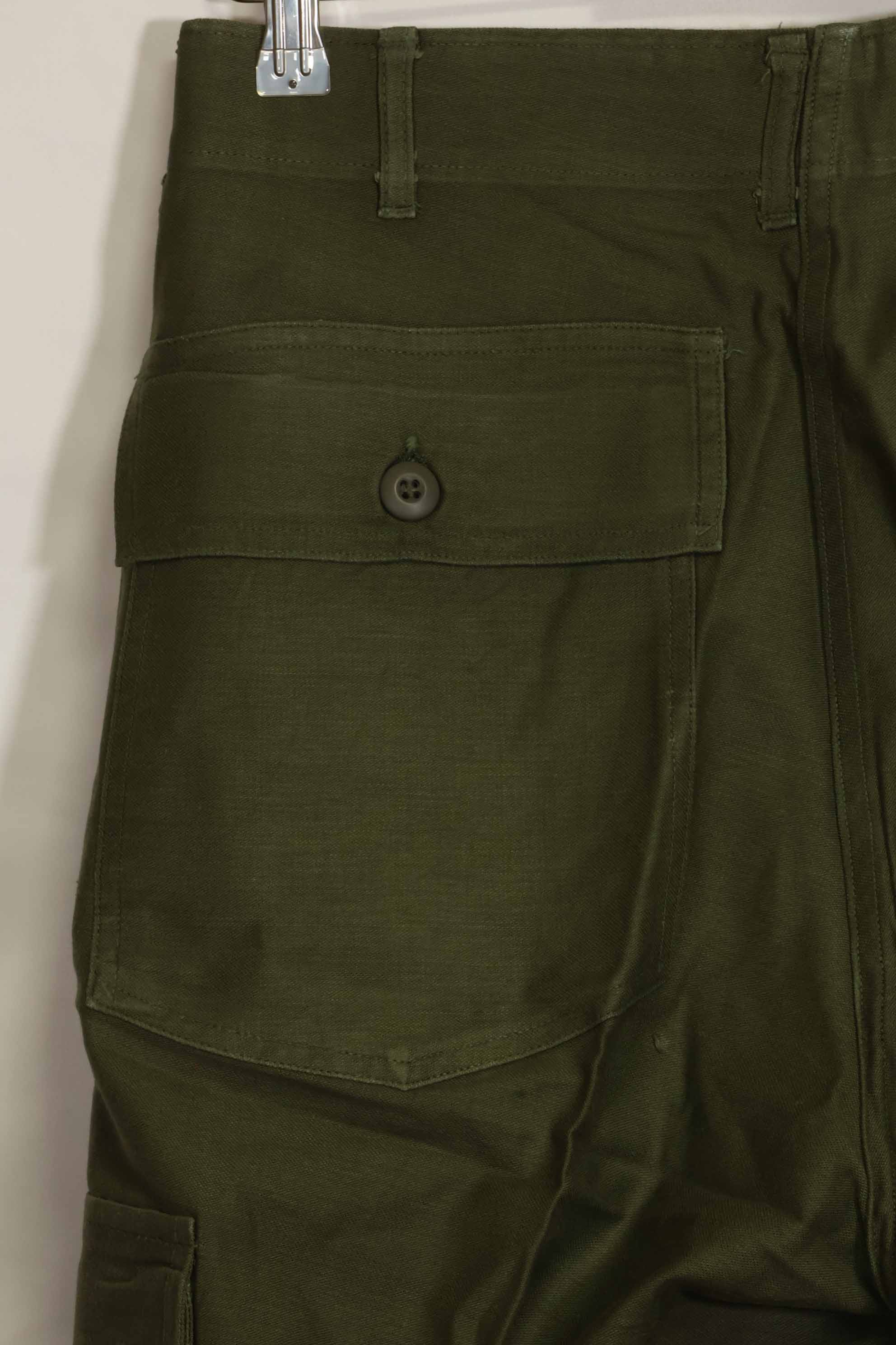 1960年代ロット　OG-107 ベイカーパンツ　カーゴポケット改造　元特殊部隊隊員　中古品　E