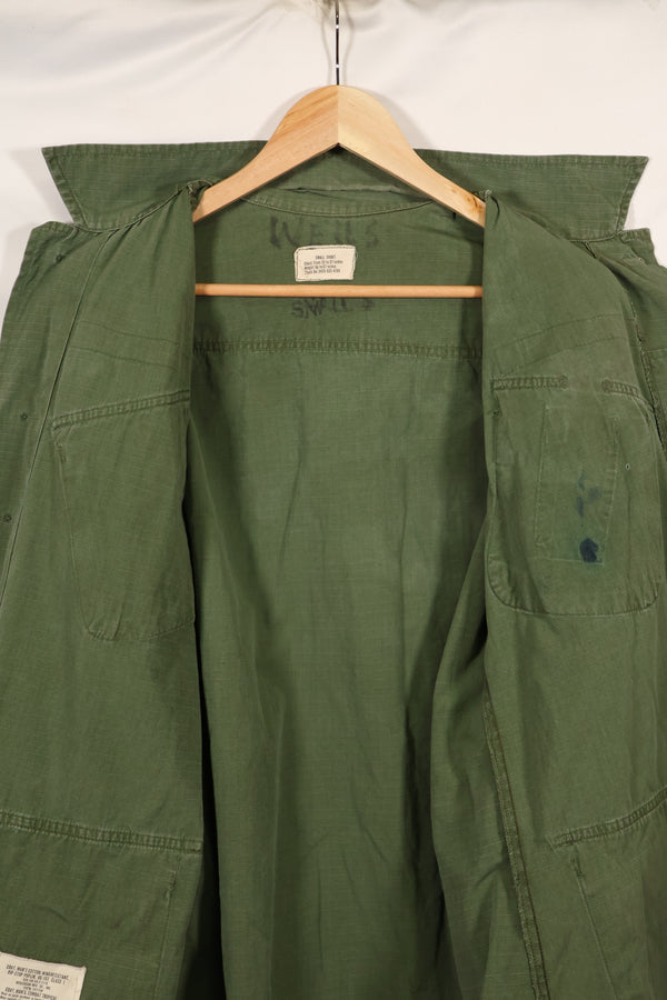 1968年頃　S-Sサイズ　4th Model ジャングルファティーグ　ジャケット　中古品　映画会社放出