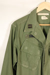 เสื้อแจ็กเก็ตแบบ Jungle Fatigue รุ่นที่ 4 ตามสัญญาปี 1969, M-R, มีแผ่นปะเพิ่มเติม, มือสอง