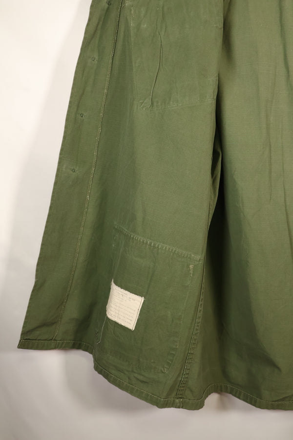 เสื้อแจ็กเก็ตแบบ Jungle Fatigue รุ่นที่ 4 ตามสัญญาปี 1969, M-R, มีแผ่นปะเพิ่มเติม, มือสอง