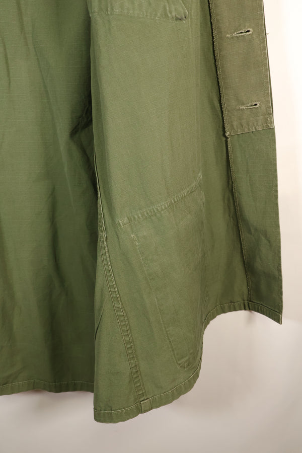 เสื้อแจ็กเก็ตแบบ Jungle Fatigue รุ่นที่ 4 ตามสัญญาปี 1969, M-R, มีแผ่นปะเพิ่มเติม, มือสอง