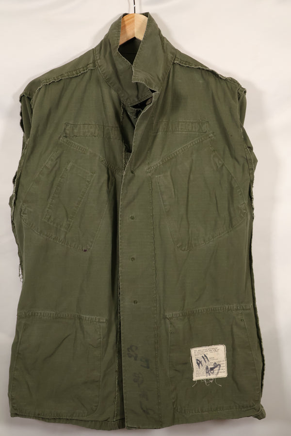 1968年頃　S-Sサイズ　4th Model ジャングルファティーグ　ジャケット　中古品　映画会社放出  B