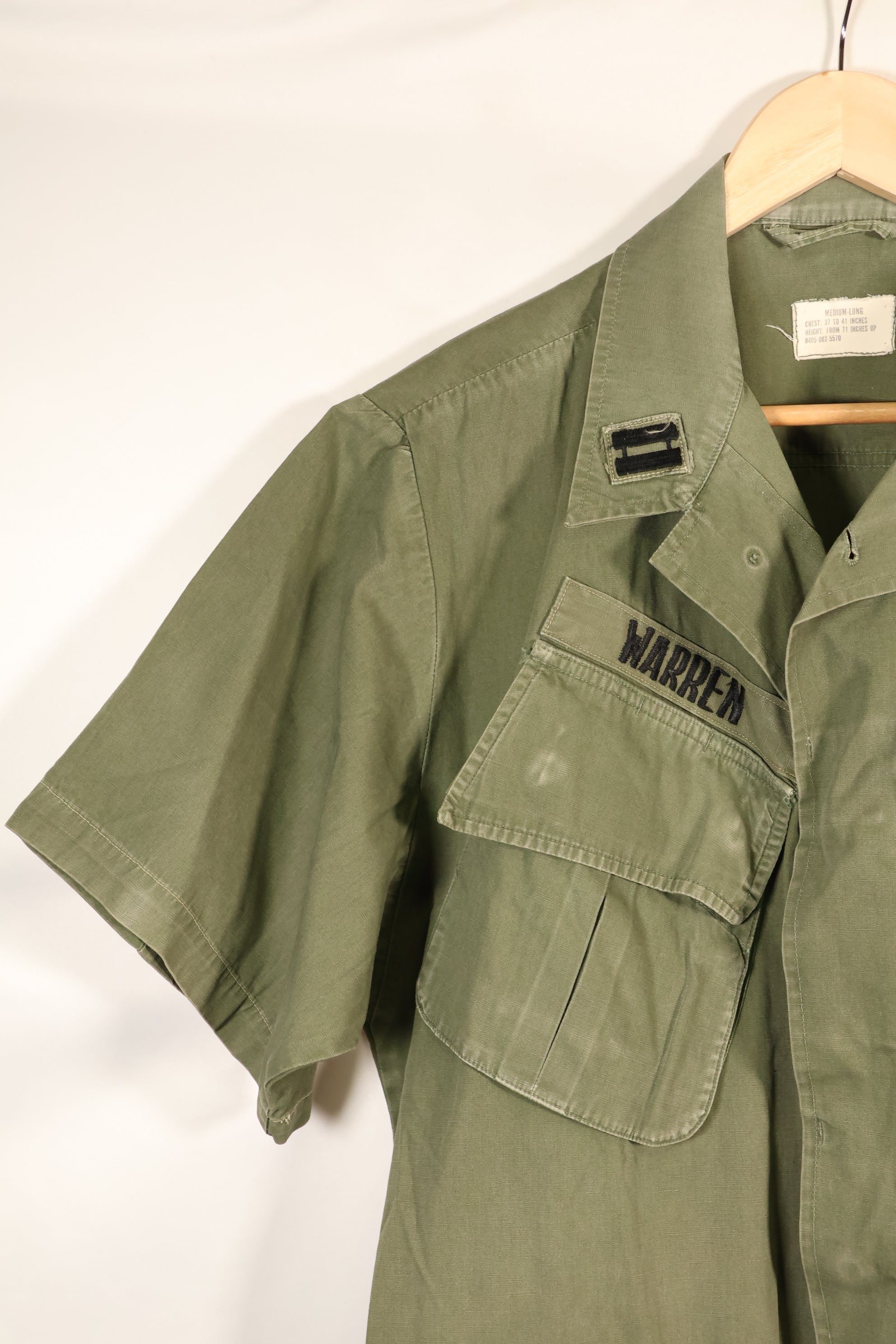 สัญญาปี 1967, M-L, แจ็กเก็ตสนามแบบที่ 3 สำหรับป่า, กองทัพอากาศสหรัฐฯ, ได้รับการปรับแต่งโดยส่วนตัว, มือสอง