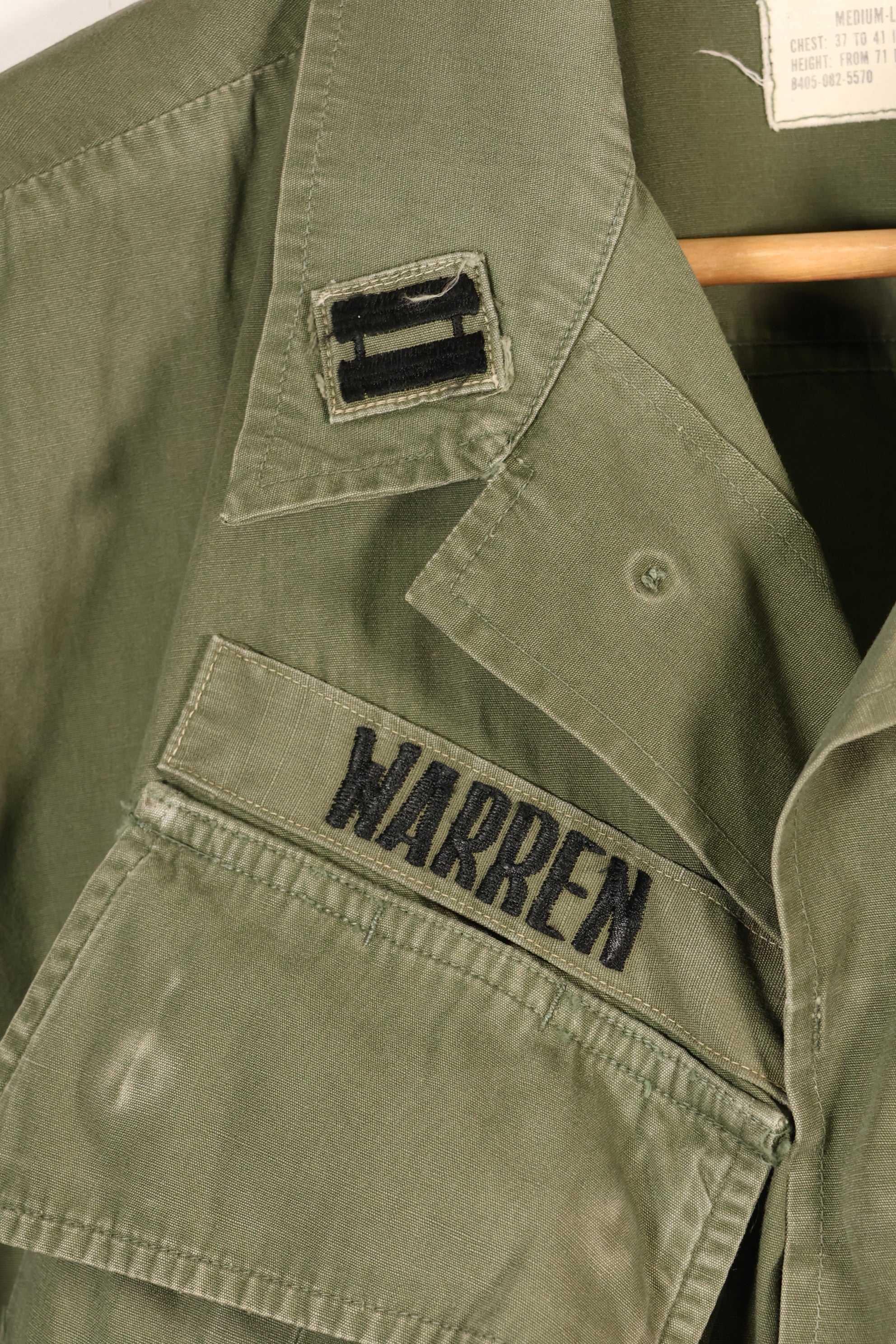 สัญญาปี 1967, M-L, แจ็กเก็ตสนามแบบที่ 3 สำหรับป่า, กองทัพอากาศสหรัฐฯ, ได้รับการปรับแต่งโดยส่วนตัว, มือสอง
