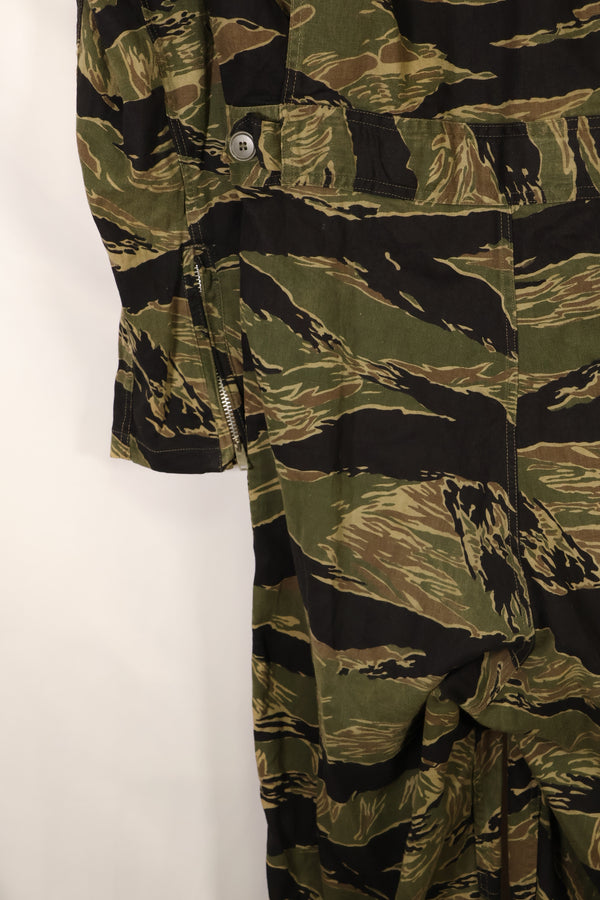 Mid-1960s Okinawa Tiger Pattern Tiger Stripe Flight Suit Used