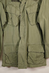 เสื้อแจ็คเก็ตแบบป่า รุ่นที่ 3 ตามสัญญาปี 1967, M-R, กองทัพสหรัฐฯ, มีตราติด, มือสอง