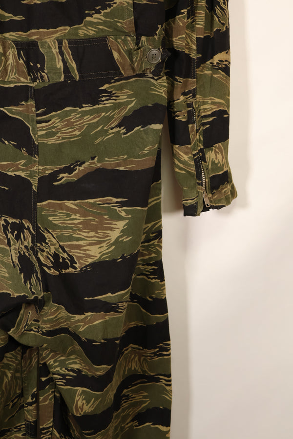 Mid-1960s Okinawa Tiger Pattern Tiger Stripe Flight Suit Used