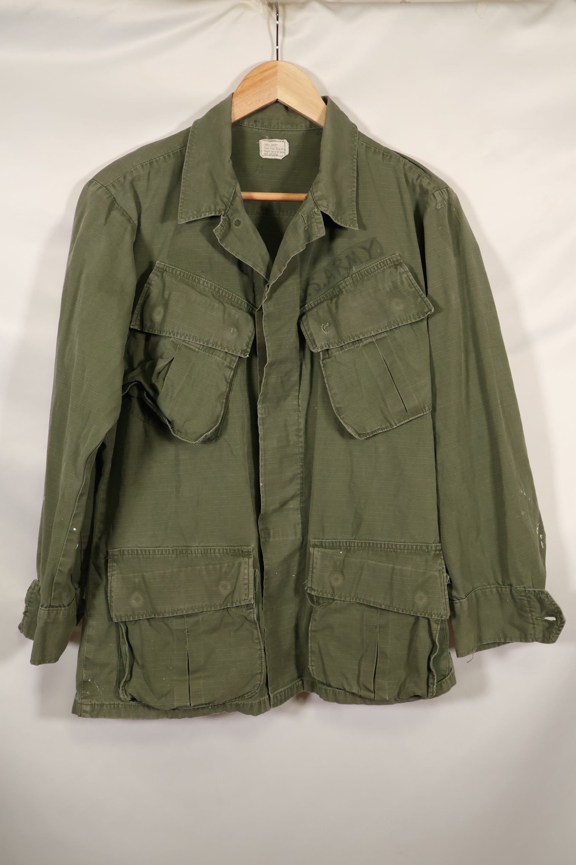 1969年頃　S-Sサイズ　4th Model ジャングルファティーグ　ジャケット　中古品　映画会社放出