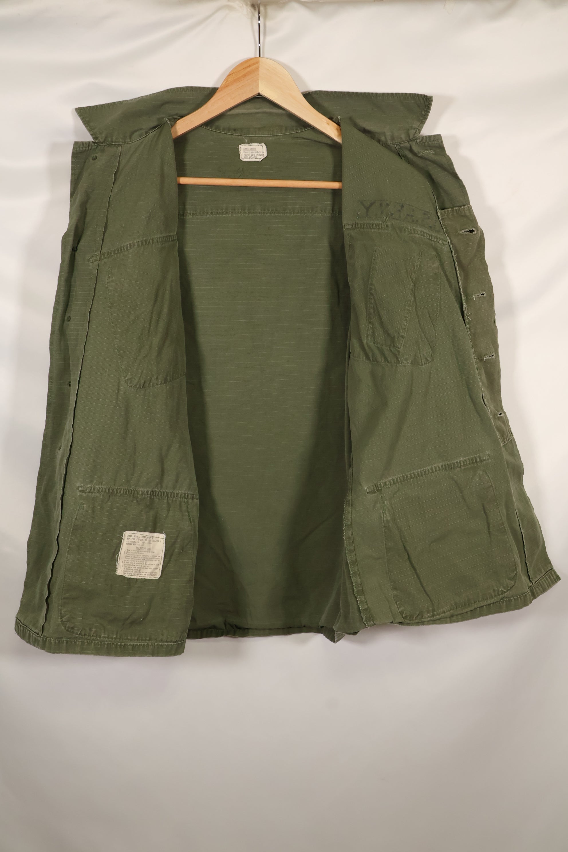 1969年頃　S-Sサイズ　4th Model ジャングルファティーグ　ジャケット　中古品　映画会社放出