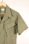 1966–67 Contract, S-R, Presumed USAF Issue, 3rd Model Jungle Fatigue Jacket, Short-Sleeve, Used