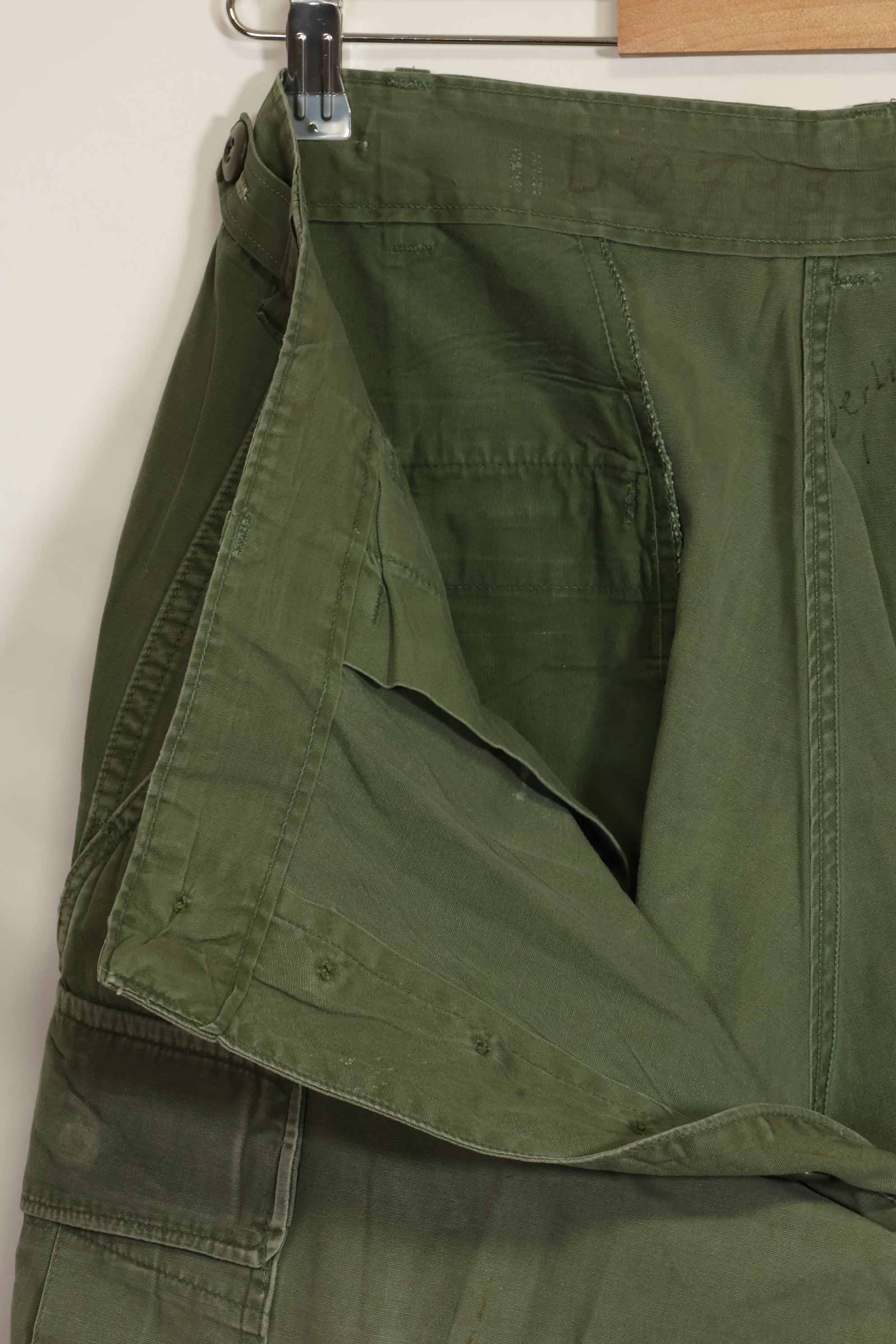 1960年代中頃　2nd Model ジャングルファティーグパンツ　元特殊部隊隊員放出　中古品　A