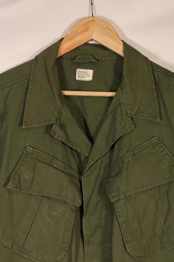 実物　1967年製　3rd Model ジャングルファティーグ　ジャケット　L-R　中古品