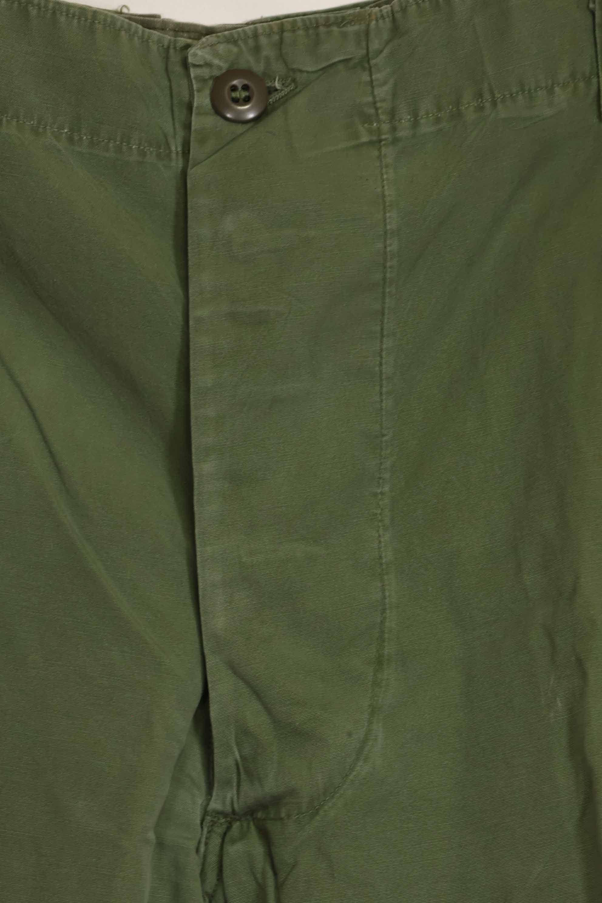 1960年代中頃　2nd Model ジャングルファティーグパンツ　元特殊部隊隊員放出　中古品　B