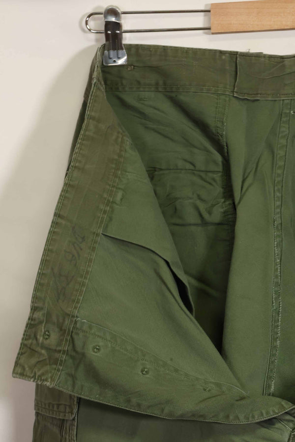 1960年代中頃　2nd Model ジャングルファティーグパンツ　元特殊部隊隊員放出　中古品　B