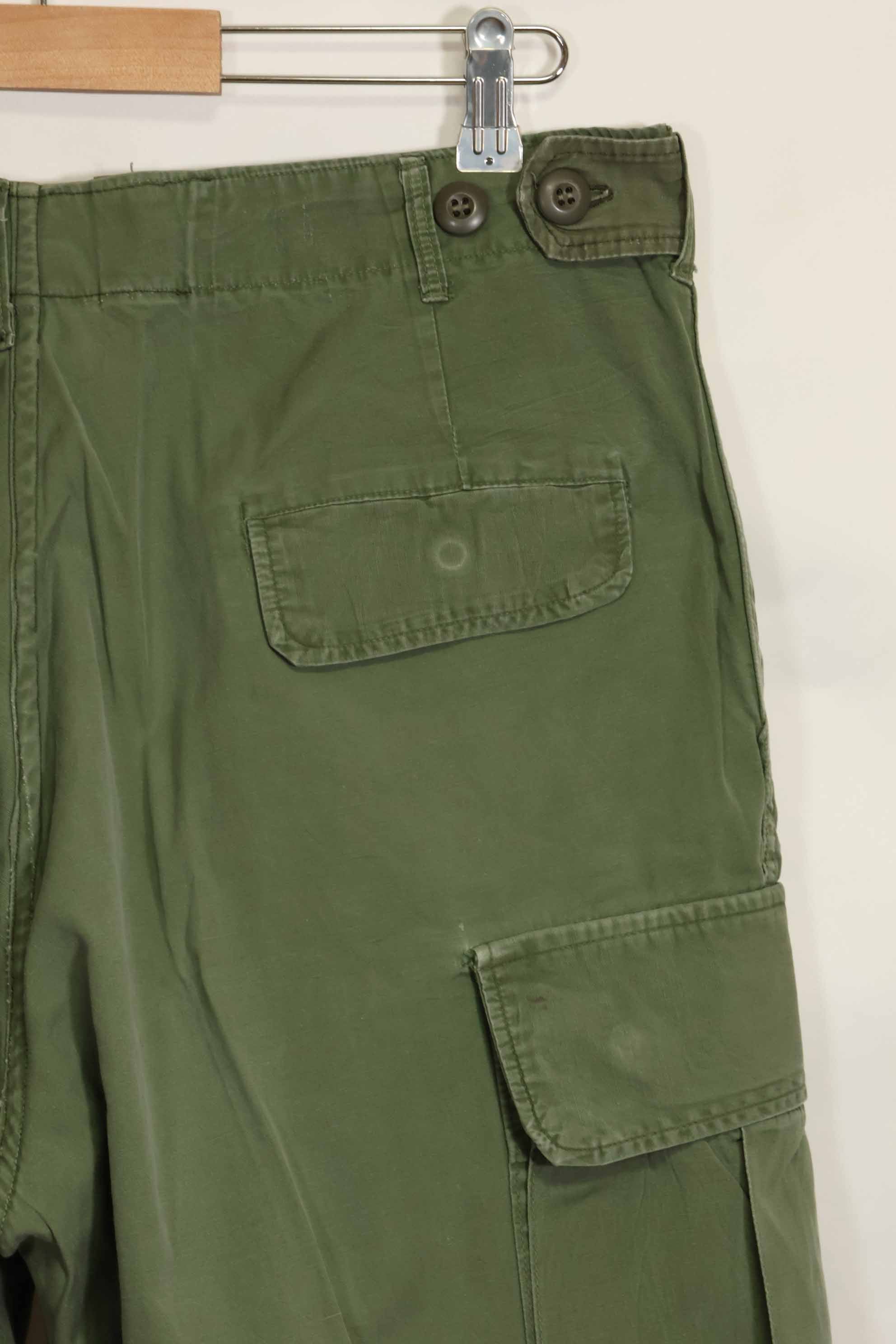 1960年代中頃　2nd Model ジャングルファティーグパンツ　元特殊部隊隊員放出　中古品　B