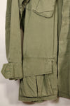 1967 Contract, M-L, Non-Ripstop, 3rd Model Jungle Fatigue Jacket, Faded, Used