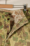 1940s W34 US Army Frogskin Camouflage HBT Pants Utility Pants Used