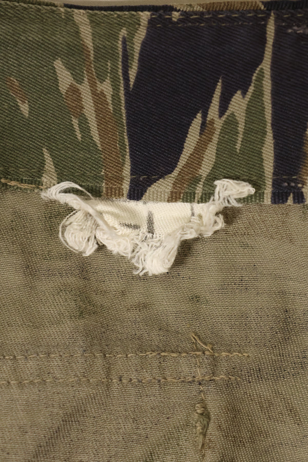 1960年代中頃　A-L　シルバータイガーパターン　Asian カット　パンツ　補修あり　中古品