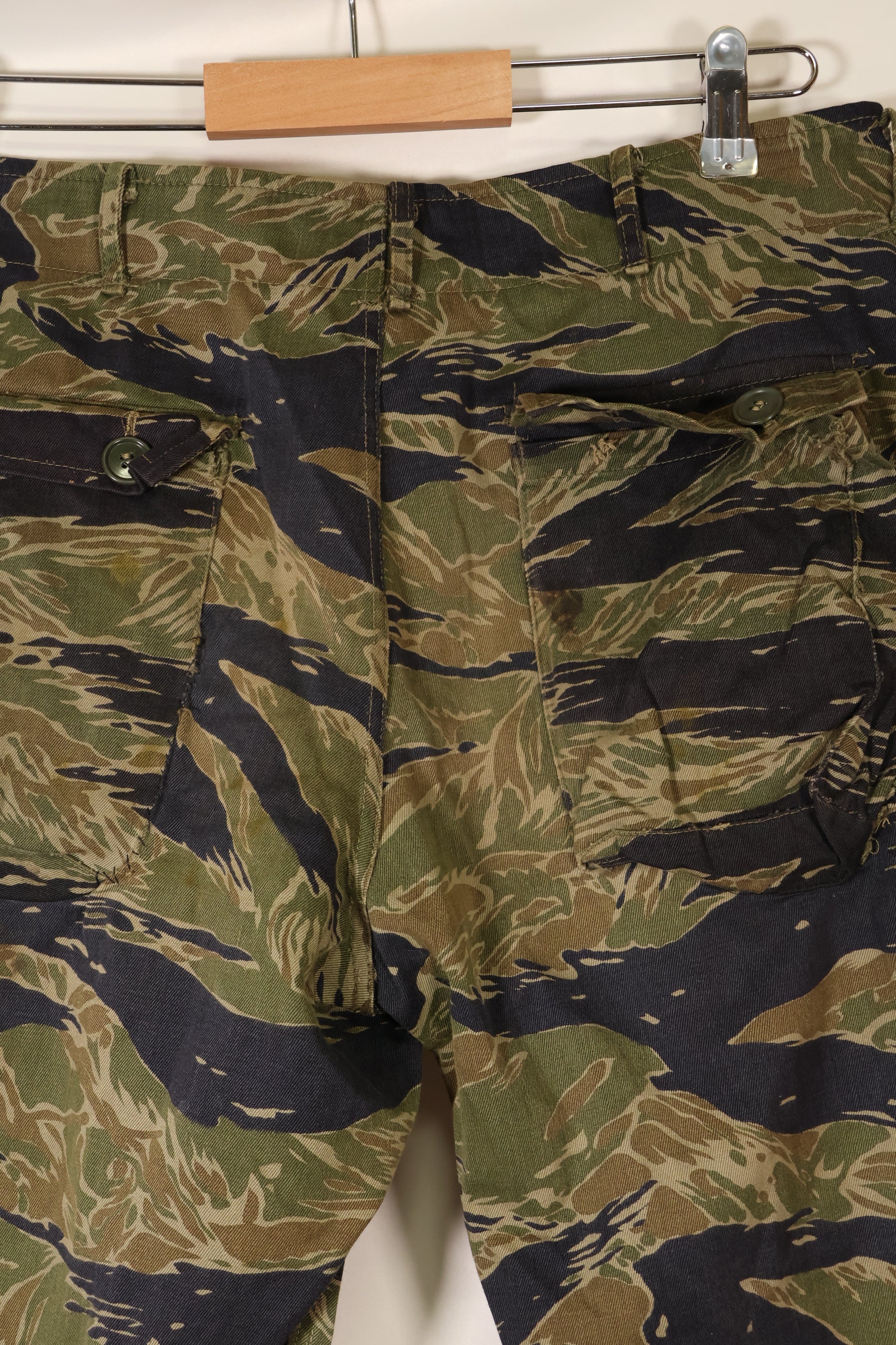 1960年代中頃　A-L　シルバータイガーパターン　Asian カット　パンツ　補修あり　中古品