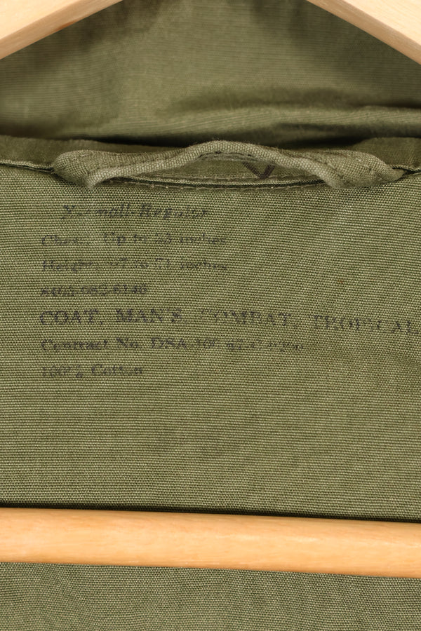 1966–67 Contract X-S-R Non-Ripstop 3rd Model Jungle Fatigue Jacket—Rare Item—Used