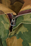 Late 1960s to early 1970s | Privately sourced | Mitchell camouflage | USMC | WWII HBT-style cut | Reversible pants | Used
