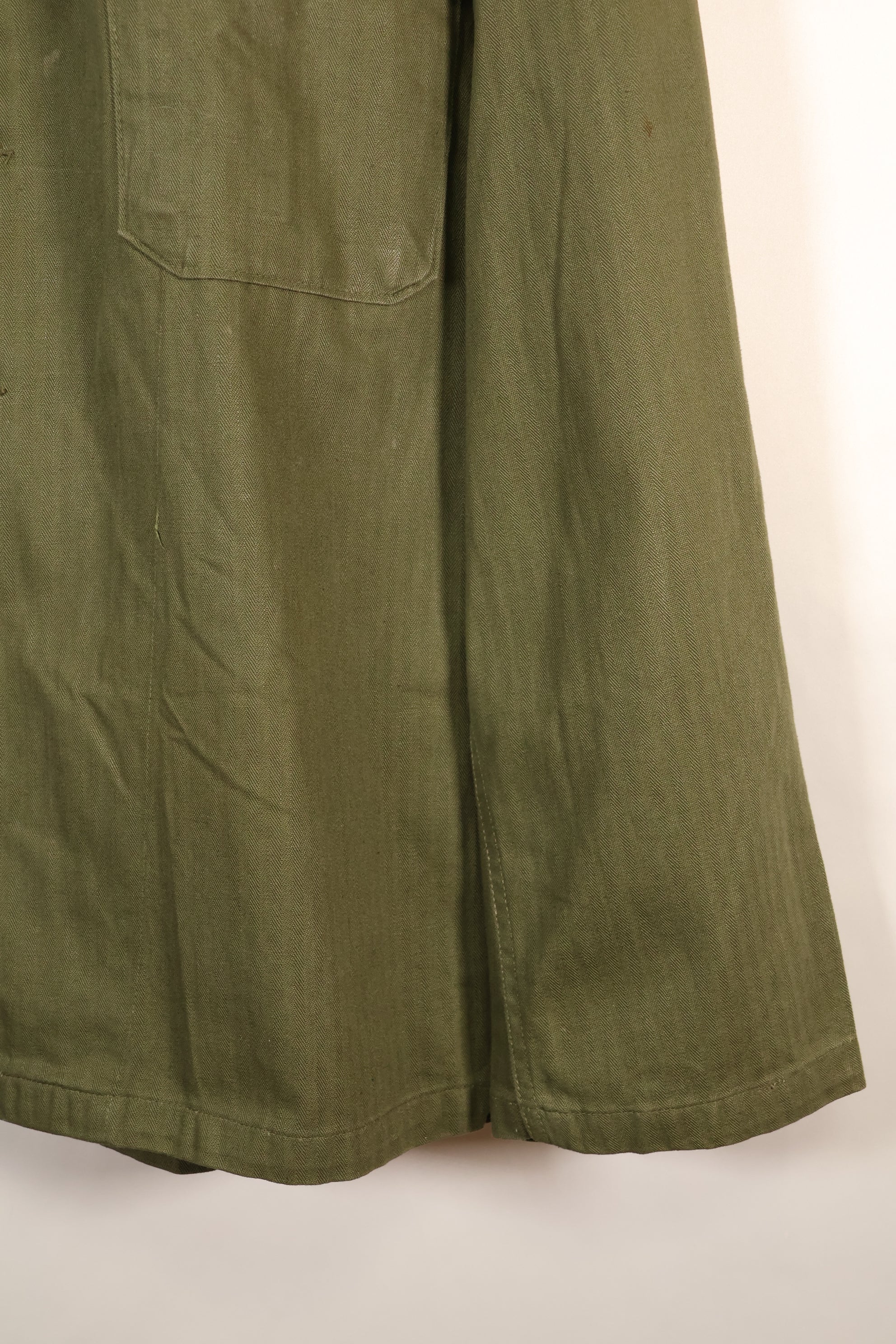 เสื้อตามสัญญาปี 1947, ขนาดเล็ก, M-1947, HBT, เสื้อใช้งานทั่วไป, มีตราติด, มือสอง