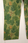 Late 1960s to early 1970s | Privately sourced | Mitchell camouflage | USMC | WWII HBT-style cut | Reversible pants | Used