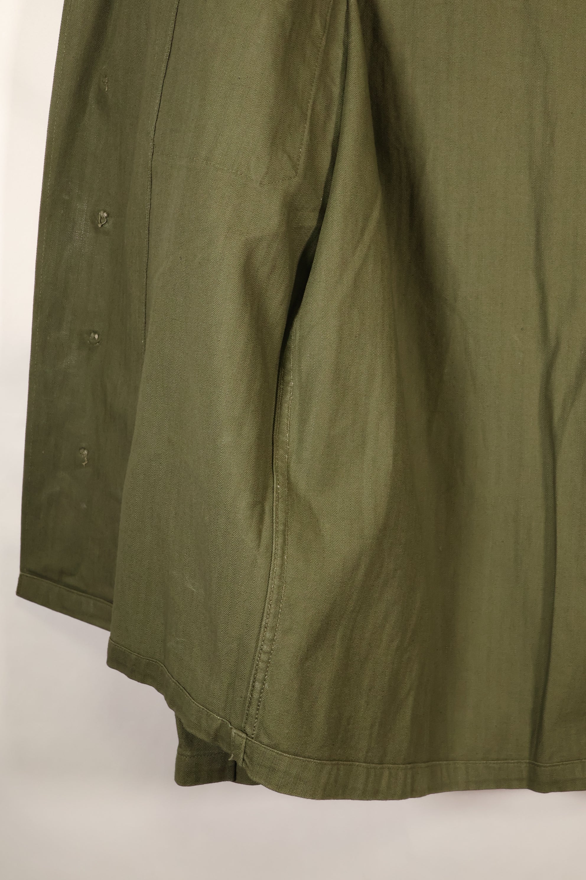 เสื้อตามสัญญาปี 1947, ขนาดเล็ก, M-1947, HBT, เสื้อใช้งานทั่วไป, มีตราติด, มือสอง