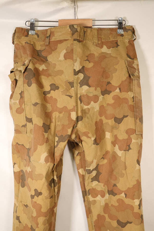 Late 1960s to early 1970s | Privately sourced | Mitchell camouflage | USMC | WWII HBT-style cut | Reversible pants | Used