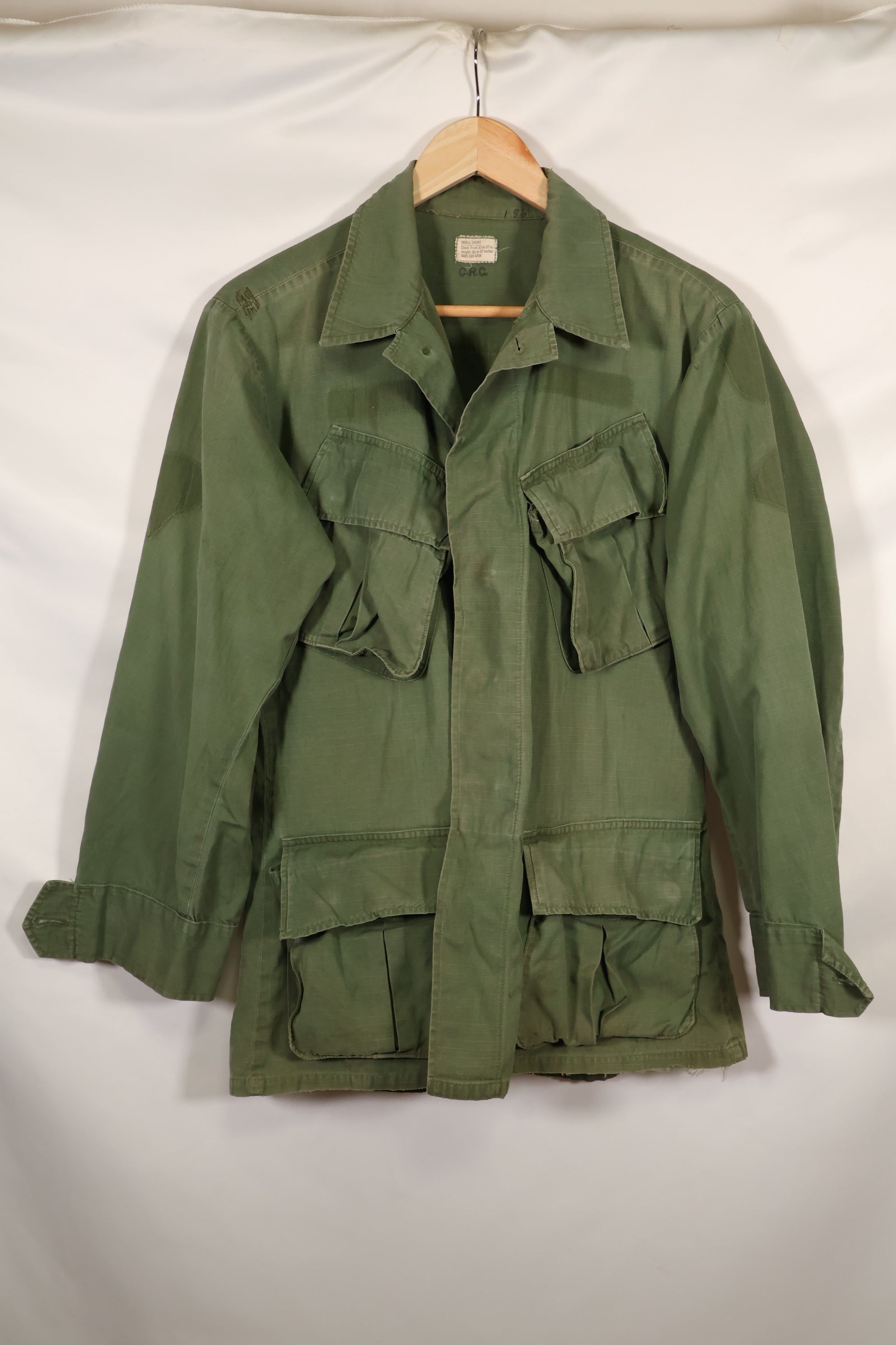 1969年頃　S-Sサイズ　4th Model ジャングルファティーグ　ジャケット　中古品　映画会社放出  F