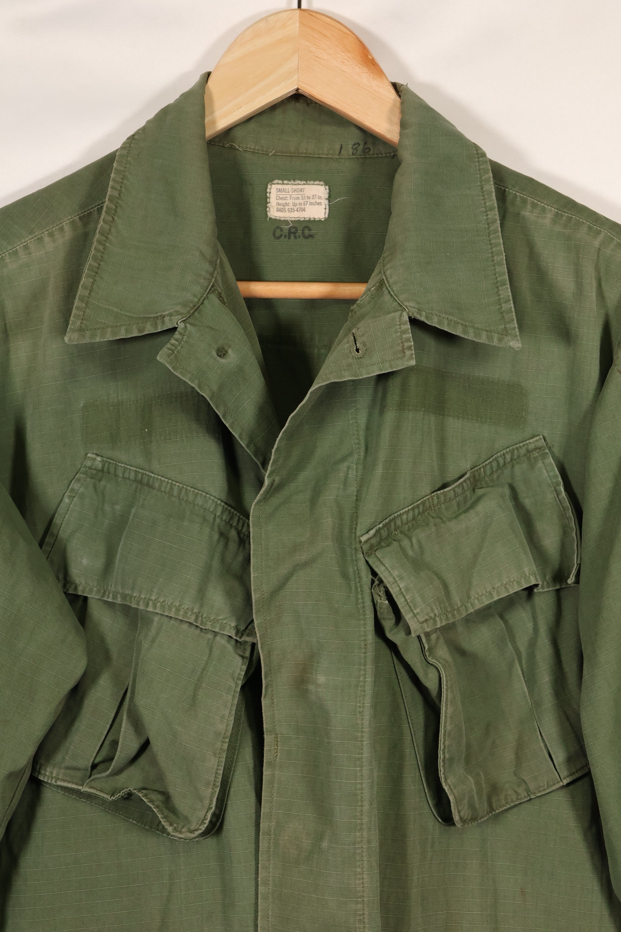 1969年頃　S-Sサイズ　4th Model ジャングルファティーグ　ジャケット　中古品　映画会社放出  F