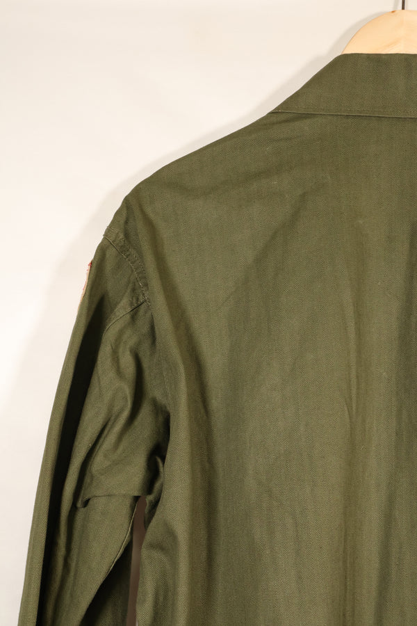 เสื้อตามสัญญาปี 1947, ขนาดเล็ก, M-1947, HBT, เสื้อใช้งานทั่วไป, มีตราติด, มือสอง