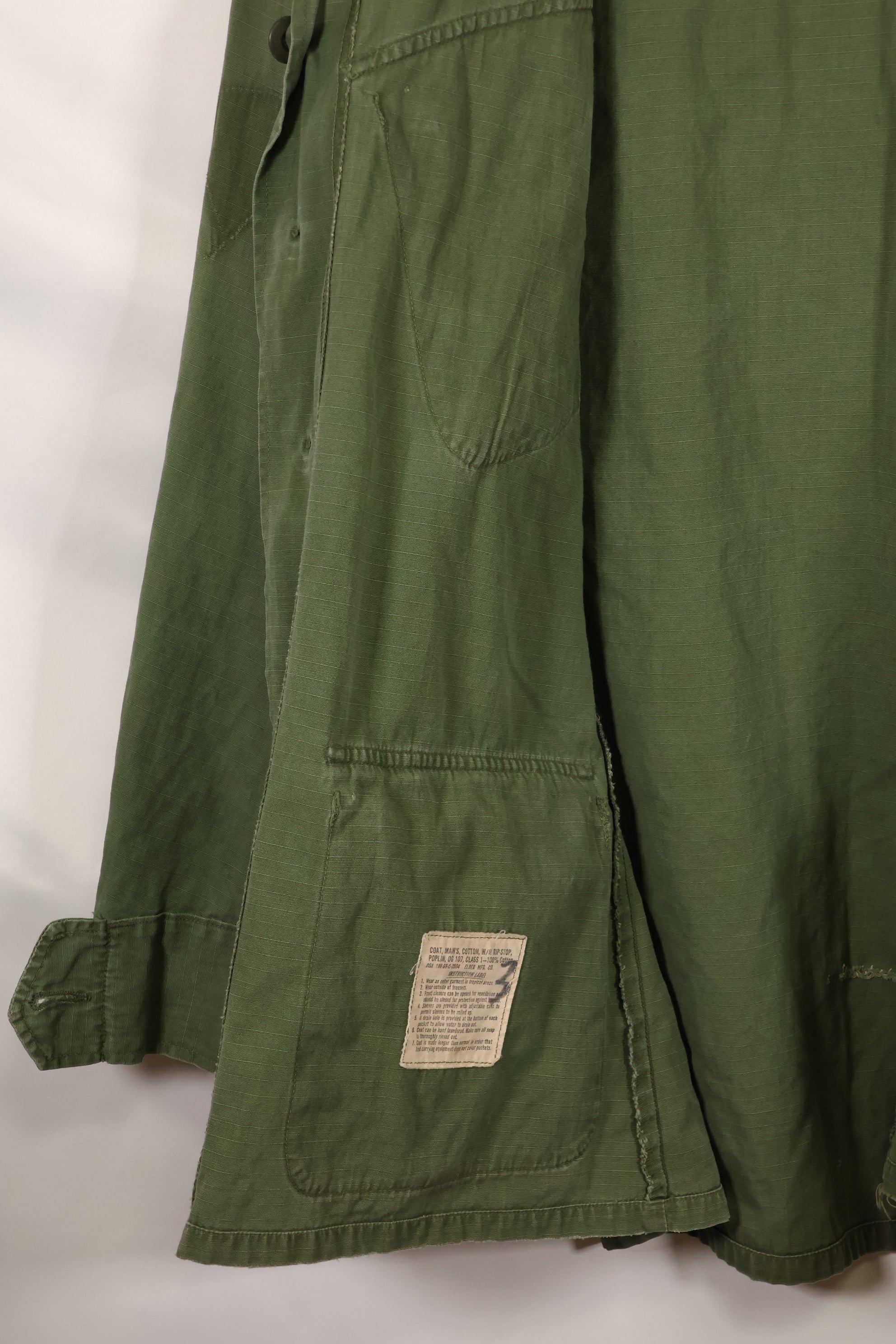 1969年頃　S-Sサイズ　4th Model ジャングルファティーグ　ジャケット　中古品　映画会社放出  F