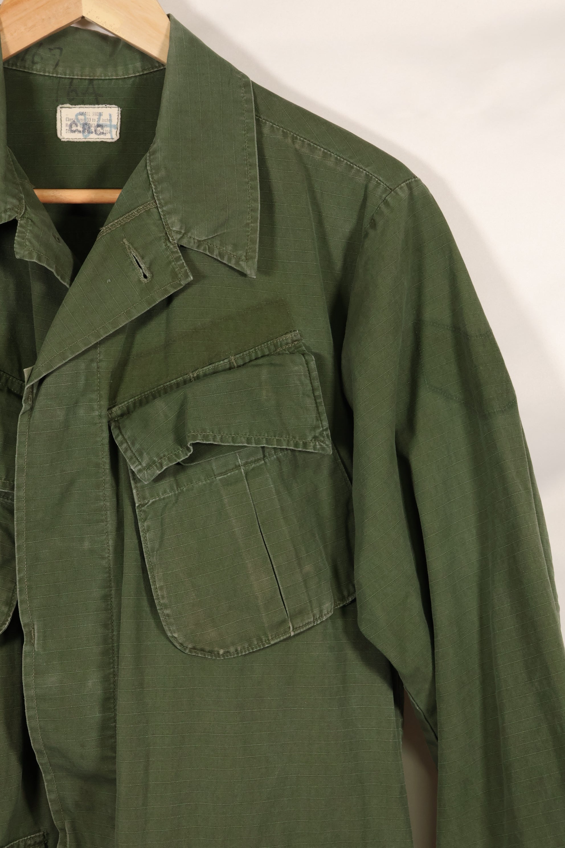 1969年頃　S-Sサイズ　4th Model ジャングルファティーグ　ジャケット　中古品　映画会社放出  G