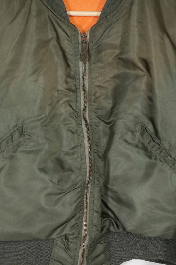 実物　1969年製　X-LARGEサイズ　L-2B　フライトジャケット　中古品　状態良い