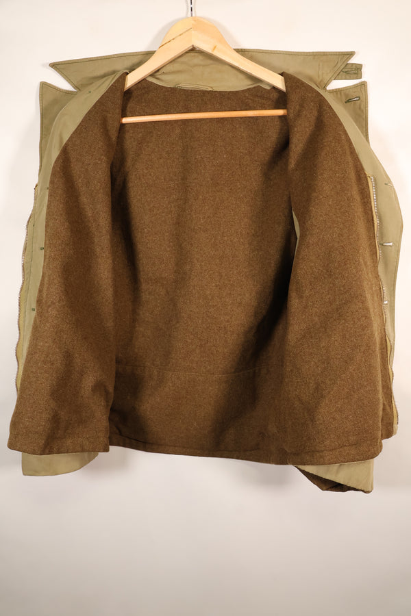 Early 1940s, around 42 to 44 U.S. Army M-1941 Field Jacket, Wool Lining, Used