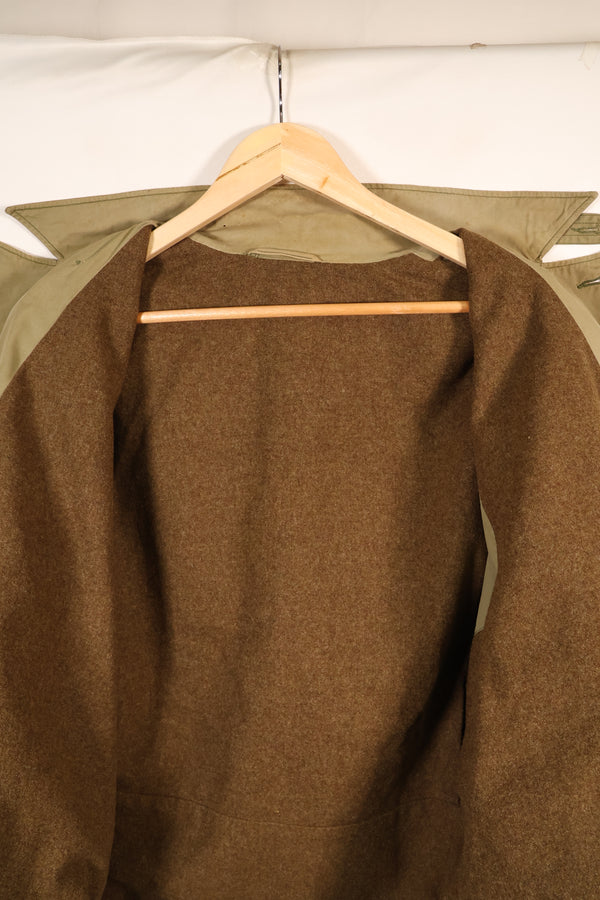 Early 1940s, around 42 to 44 U.S. Army M-1941 Field Jacket, Wool Lining, Used